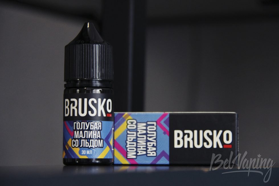 Жидкость Brusko Premium E-Liquid Голубая малина со льдом