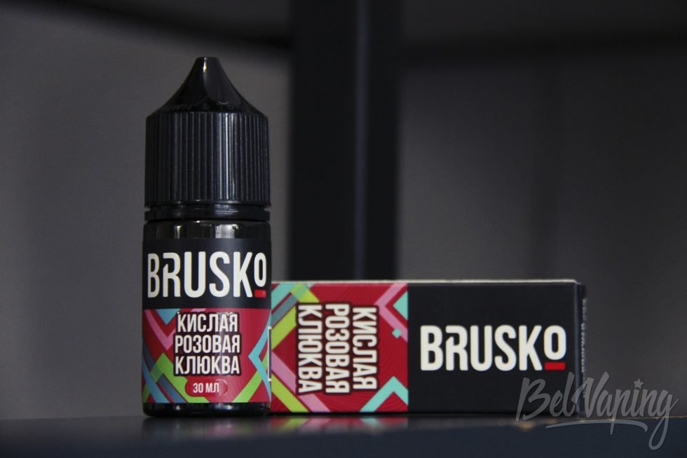 Жидкость Brusko Premium E-Liquid Кислая розовая клюква