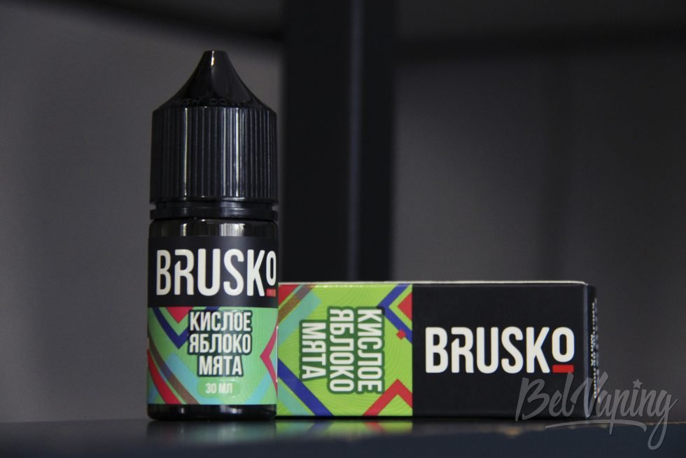 Жидкость Brusko Premium E-Liquid Кислое яблоко