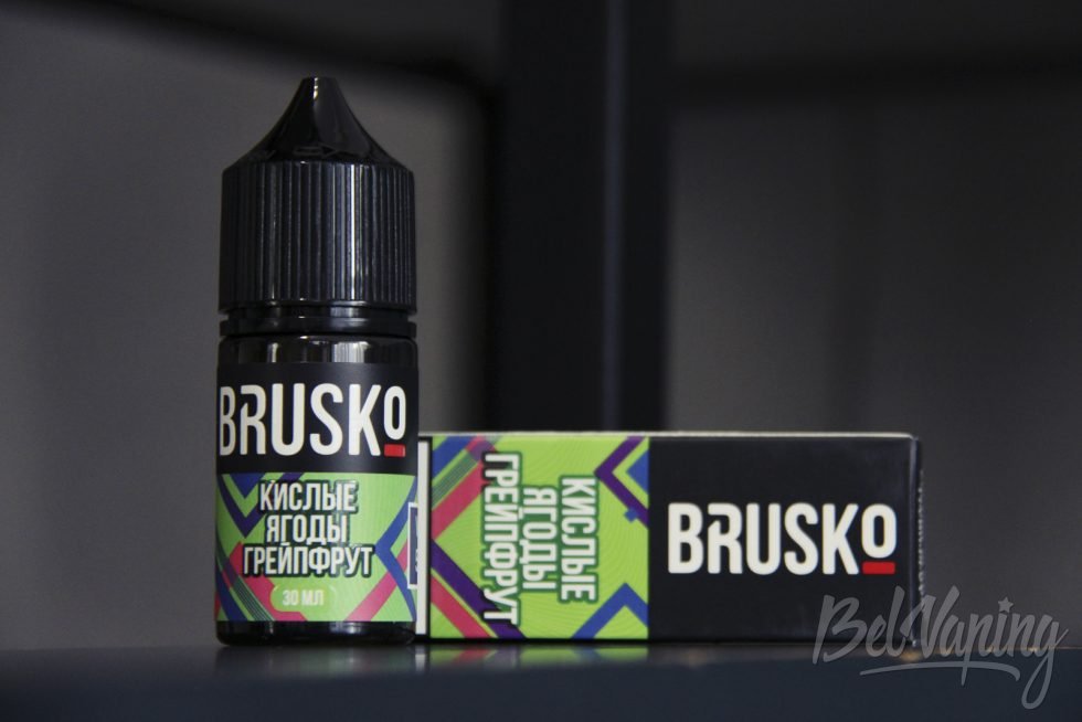 Жидкость Brusko Premium E-Liquid Кислые ягоды грейпфрут