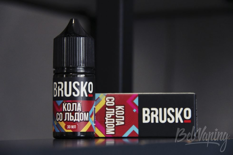 Жидкость Brusko Premium E-Liquid Кола со льдом