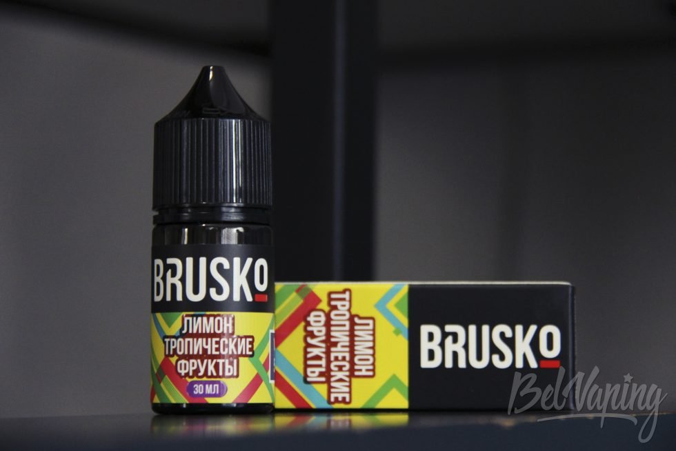 Жидкость Brusko Premium E-Liquid Лимон тропические фрукты