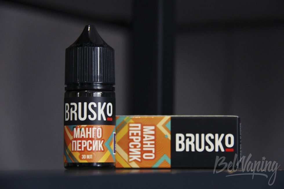Жидкость Brusko Premium E-Liquid Манго персик