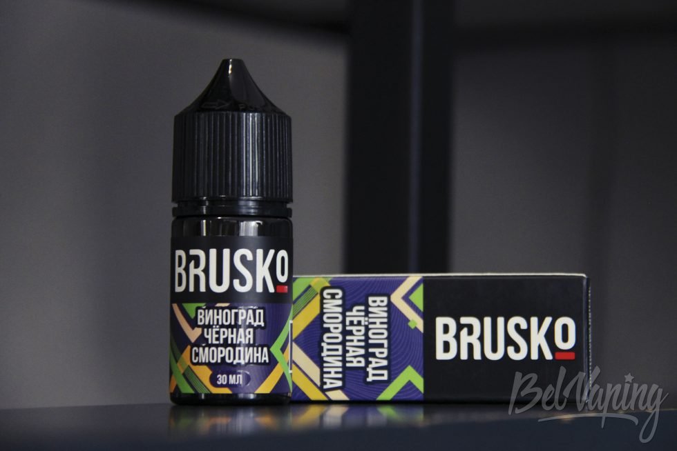 Жидкость Brusko Premium E-Liquid Виноград черная смородина