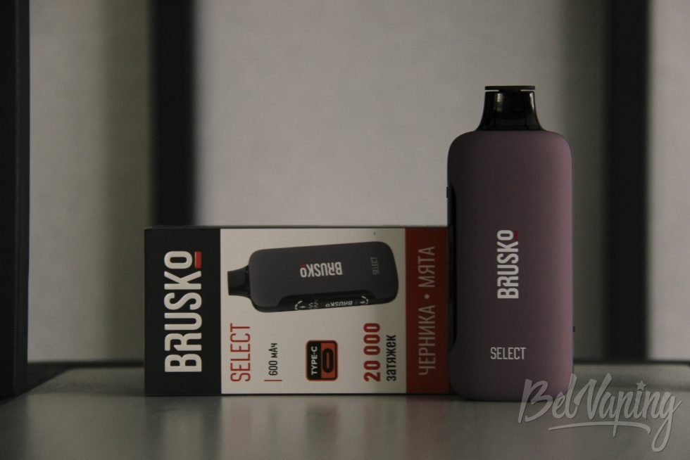 Одноразка Brusko Select 20000 Blueberry Mint