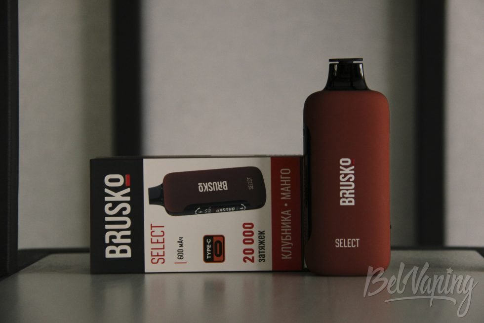 Одноразка Brusko Select 20000 Strawberries Mango