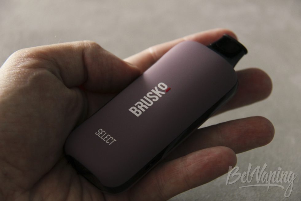 Размер одноразки Brusko Select 20000 в руке