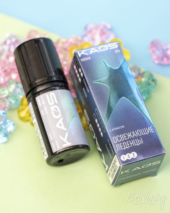 Обзор жидкостей KAOS ICE - вкус ОСВЕЖАЮЩИЕ ЛЕДЕНЦЫ