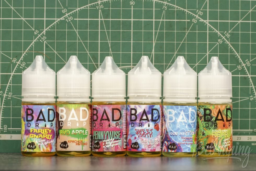 Обзор солевых жидкостей BAD DRIP v4